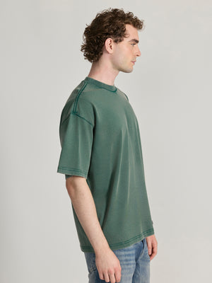 Men's Baggy T-Shirt in Faded green
