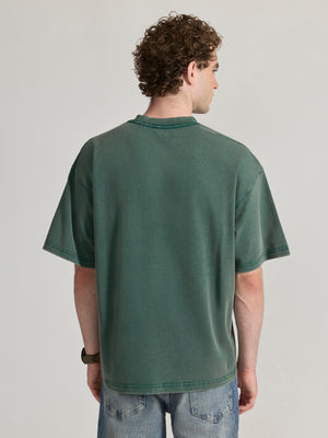 Men's Baggy T-Shirt in Faded green