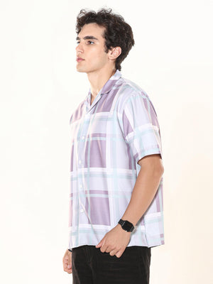 oversized checkered shirt made from lyrac fabric.
lyrac fabric shirts
oversized shirts for men