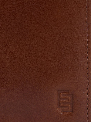 Arctic-3 - Bi-Fold Leather Wallet - Brown - Espanshe