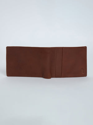 Arctic-3 - Bi-Fold Leather Wallet - Brown - Espanshe
