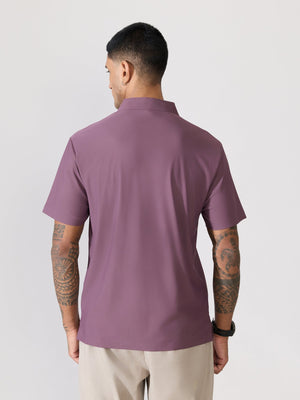 Balance - Regular Fit Polo T-Shirt - Grape - Espanshe