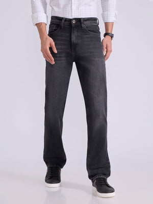 Vittorio - Straight Fit Jeans - Black Shade - Espanshe