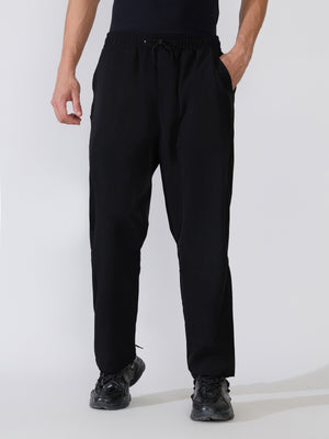 Men's black Regular Track Pant