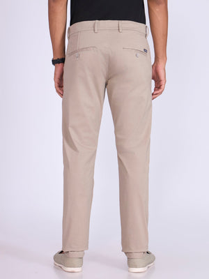 Existence - Skinny Fit Cotton Pant - Sand - Espanshe