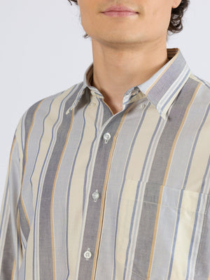 Walden - Striped Shirt - Beige - Espanshe