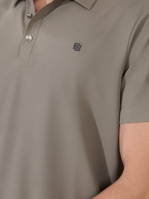 Zoltan - Regular Fit Polo T-Shirt - Moss Grey - Espanshe
