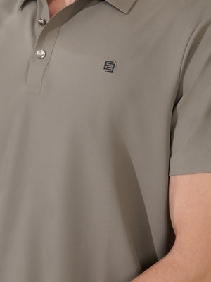 Men's Regular Fit Polo T-Shirt - moss gray