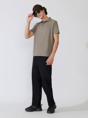 Zoltan - Regular Fit Polo T-Shirt - Moss Grey - Espanshe