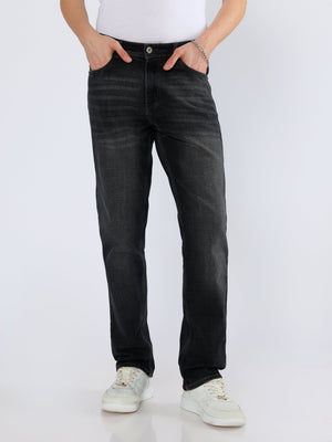 Liv - Straight Fit Jeans - Carbon Black - Espanshe