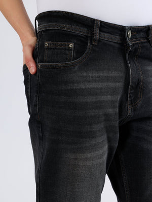 Liv - Straight Fit Jeans - Carbon Black - Espanshe