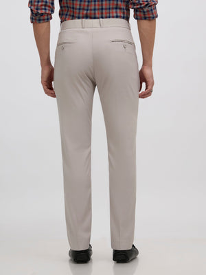 Falcon - Skinny fit Formal Pant - Sand Grey - Espanshe