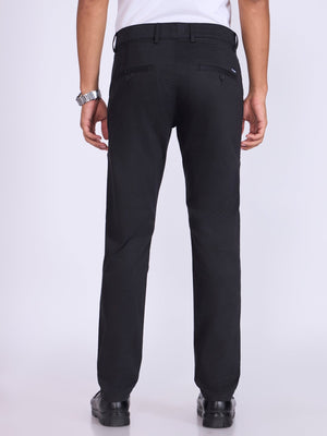 Existence - Skinny Fit Cotton Pant - Black - Espanshe