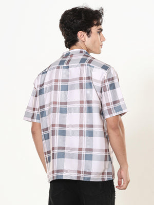 oversized checkered shirt made from lyrac fabric.
lyrac fabric shirts
oversized shirts for men