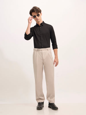 Ivar - Turkish Fit Striped Shirt - Black - Espanshe