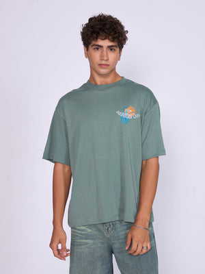 Moovin - ESPA Basketball Club Graphic T-Shirt - Green - Espanshe