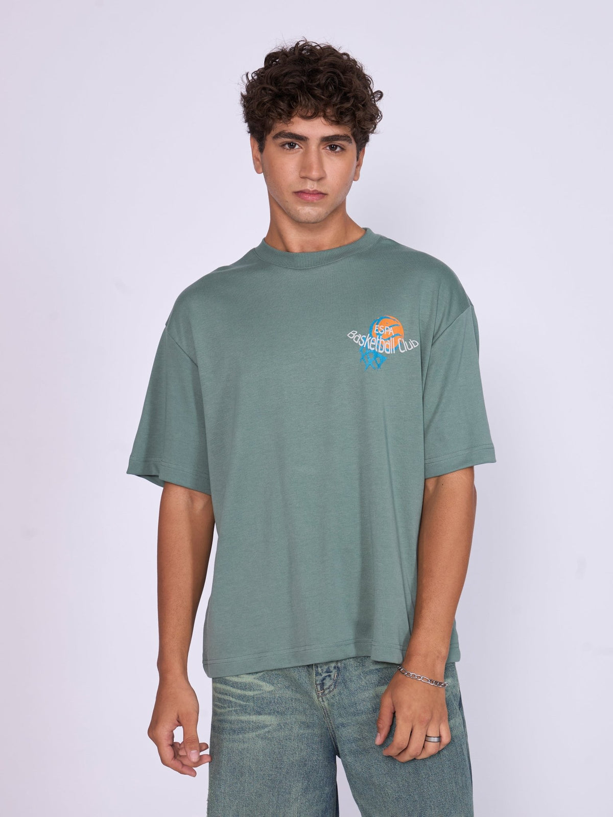 Moovin - ESPA Basketball Club Graphic T-Shirt - Green - Espanshe