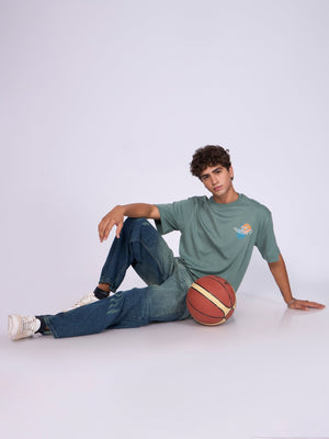 Moovin - ESPA Basketball Club Graphic T-Shirt - Green - Espanshe