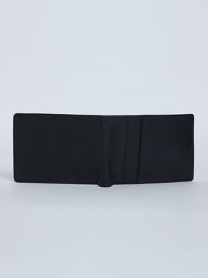 Arctic-3 - Bi-Fold Leather Wallet - Black - Espanshe