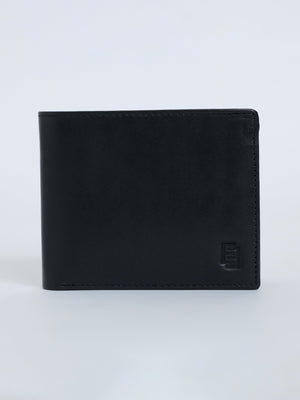 Arctic-5 - Vertical Leather ID Wallet - Black - Espanshe