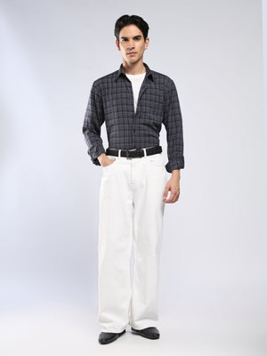Vololo - Relaxed Fit Checks Shirt - Blue - Espanshe