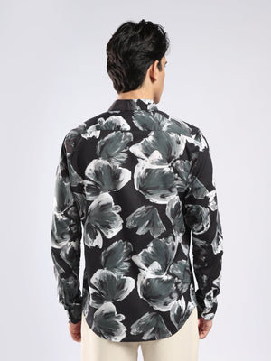 Auvomo - Digital Printed Shirt - Black - Espanshe