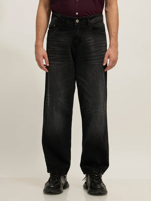 Marcus - Relaxed Fit Jeans - Black Shade - Espanshe