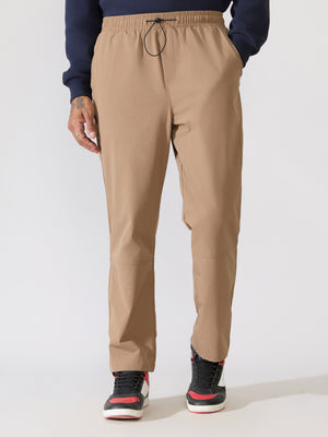 Men's brown Regular Track Pant
