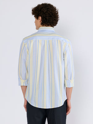 Men's Striped Shirt in Yellow