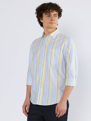 Walden - Striped Shirt - Yellow - Espanshe