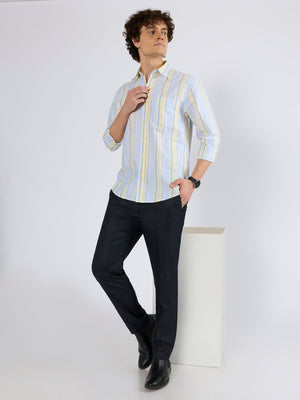 Walden - Striped Shirt - Yellow - Espanshe