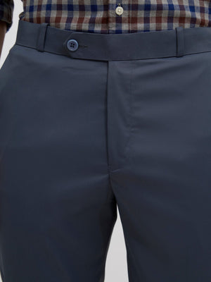 Falcon - Skinny fit Formal Pant - Cement Blue - Espanshe