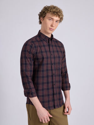 Men's Check Shirt in Red