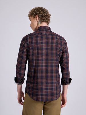 Men's Check Shirt in Red