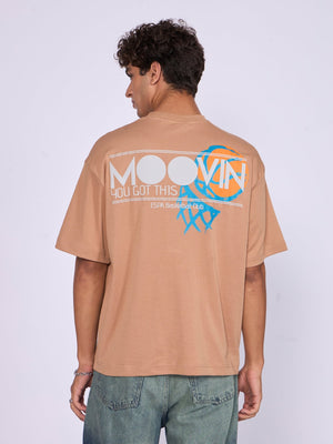 Moovin - ESPA Basketball Club Graphic T-Shirt - Brown - Espanshe
