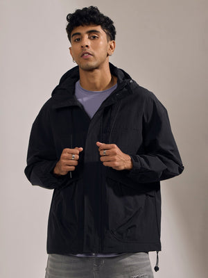 Quiterie - Hooded Jacket - Black - Espanshe