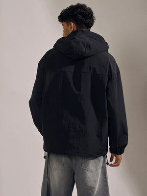 Quiterie - Hooded Jacket - Black - Espanshe