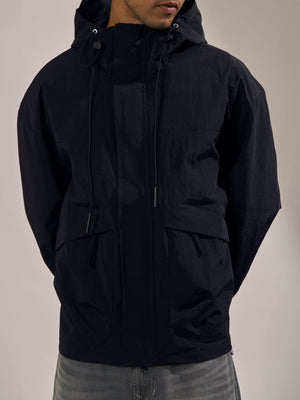 Quiterie - Hooded Jacket - Black - Espanshe