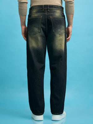 men's relaxed jeans in black