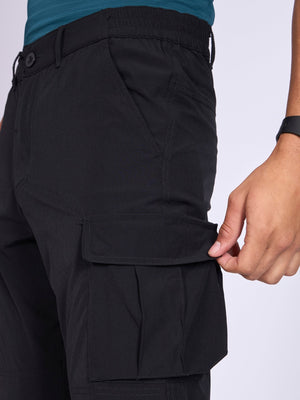 Jara - Cargo Pant - Black - Espanshe