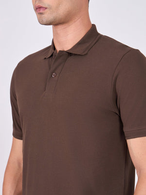 Norwell - Polo T-Shirt - Dark Coffee - Espanshe