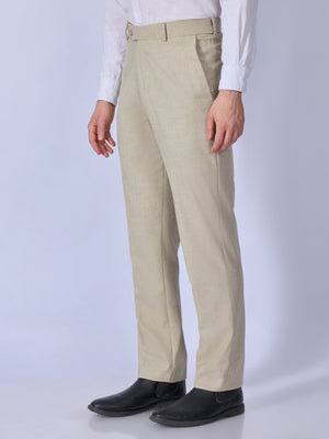 Aqua - Classic Fit Formal Pant - Dark Beige - Espanshe