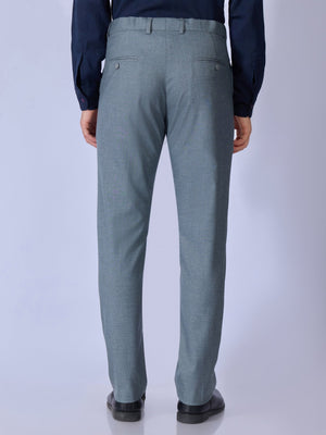 Aqua - Classic Fit Formal Pant - Steel Blue - Espanshe