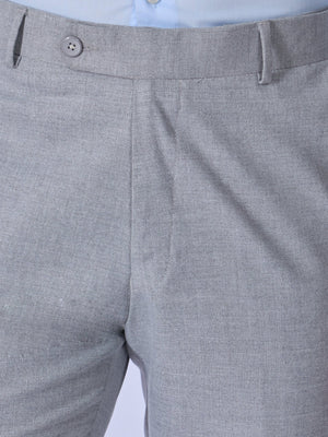 Aqua - Classic Fit Formal Pant - Light Grey - Espanshe
