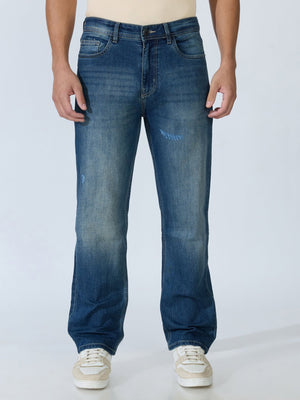 Brim - Straight Fit Jeans - Blue Shade - Espanshe