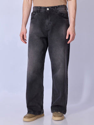 Clay - Wide Fit Jeans - Black Shade - Espanshe