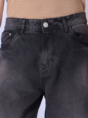 Men's Wide Fit Jeans - Black Shade