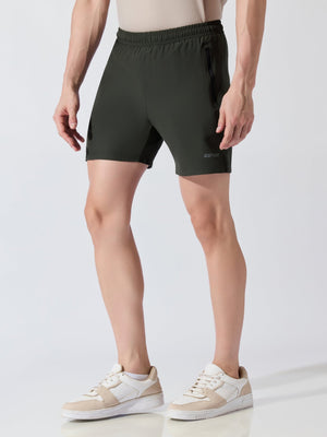 Core - Dark Green NS Sports Shorts - Espanshe