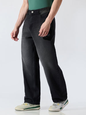 Doro - Relaxed Fit Jeans - Black Shade - Espanshe
