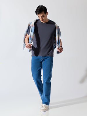 Toy - Straight Fit Jeans - Blue - Espanshe